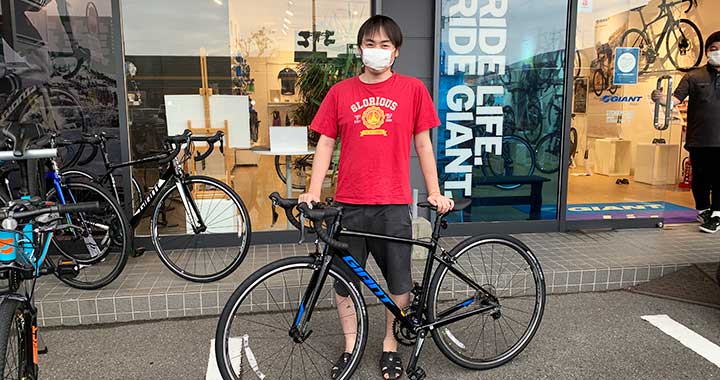 ロードバイク記念撮影